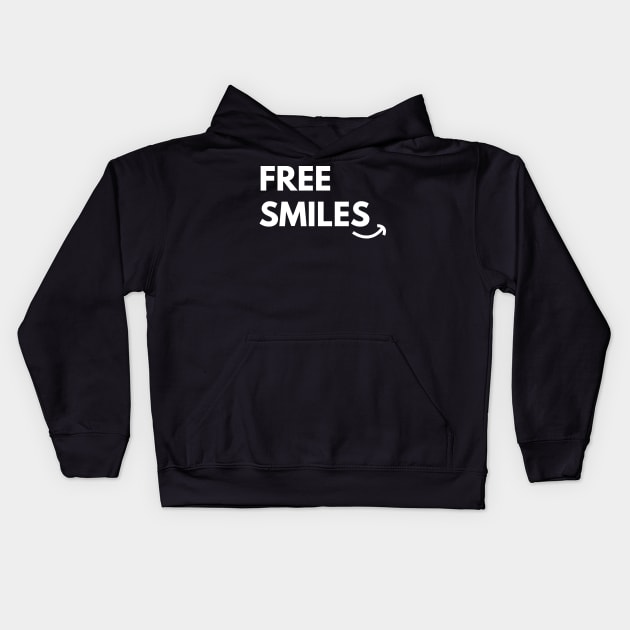 Free Smiles Kids Hoodie by FreeShirts